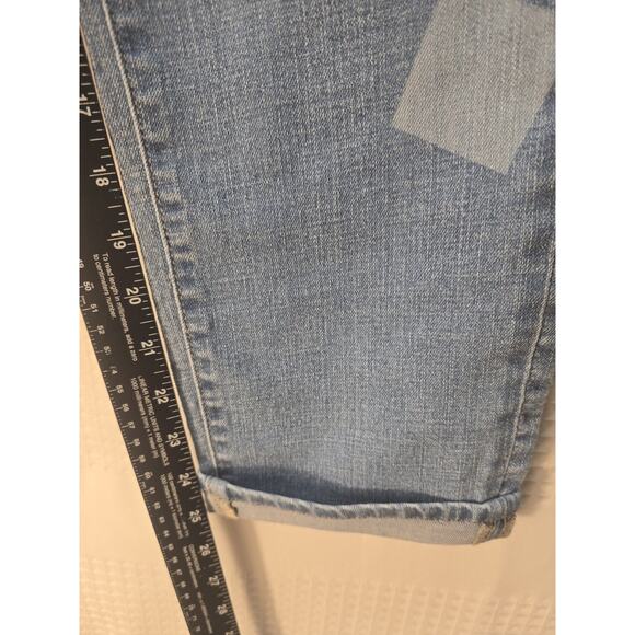 Sonoma Jeans Womens Size 10 High Rise Denim Patchwork Patches - Picture 6 of 9